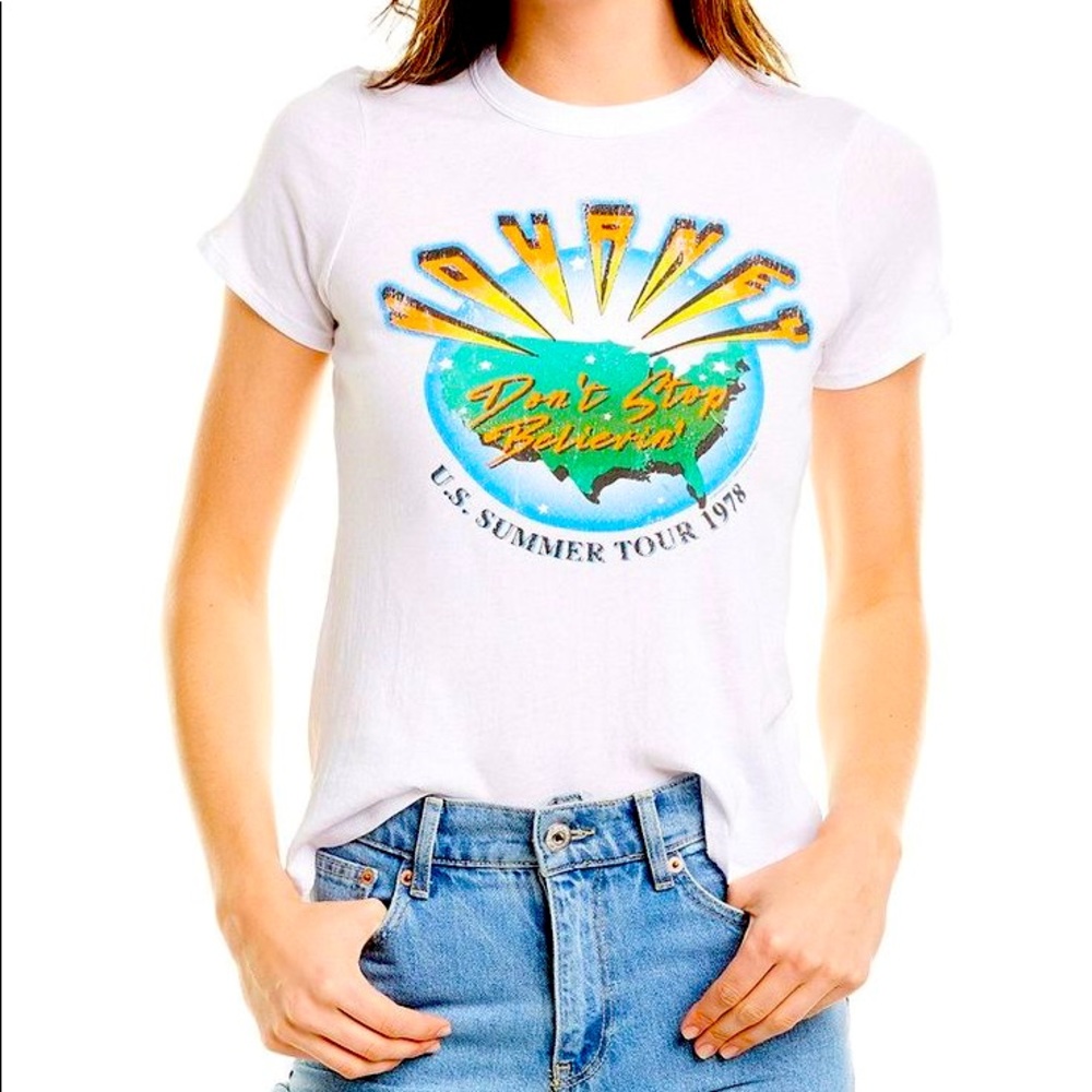 NWT Chaser Journey White Graphic Tee